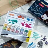 METALLIC szilkés metálfényű akvarell festék