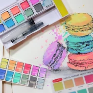 PASTEL szilkés akvarell festék