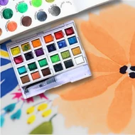 Derwent akvarell festékek szilkében