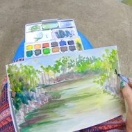 Speciális akvarell festékek