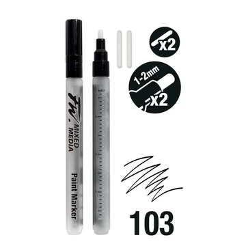 Daler-Rowney FW tölthető filctoll 2xS 1-2mm kerek + 2 póthegy Daler-Rowney FW tölthető filctoll 2xS 1-2mm kerek + 2 póthegy