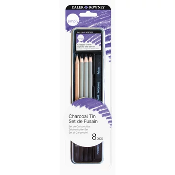 Daler-Rowney SIMPLY szén válogatás 8db Daler-Rowney SIMPLY szén válogatás 8db