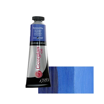Daler-Rowney GEORGIAN OIL COLOUR 137 permanent kék – 38 ml tubusos olajfesték Daler-Rowney GEORGIAN OIL COLOUR 137 permanent kék – 38 ml tubusos olajfesték