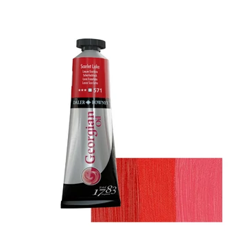 Daler-Rowney GEORGIAN OIL COLOUR 571 skarlátvöröslakk – 38 ml tubusos olajfesték Daler-Rowney GEORGIAN OIL COLOUR 571 skarlátvöröslakk – 38 ml tubusos olajfesték