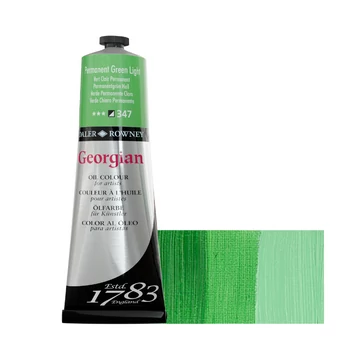 Daler-Rowney GEORGIAN OIL COLOUR 347 permanent világoszöld – 225 ml tubusos olajfesték Daler-Rowney GEORGIAN OIL COLOUR 347 permanent világoszöld – 225 ml tubusos olajfesték