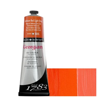 Daler-Rowney GEORGIAN OIL COLOUR 505 kadmium világos vörös – 225 ml tubusos olajfesték