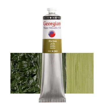 Daler-Rowney GEORGIAN WATER MIXABLE OIL vizes olajfesték 363 olajzöld 200ml Daler-Rowney GEORGIAN WATER MIXABLE OIL vizes olajfesték 363 olajzöld 200ml