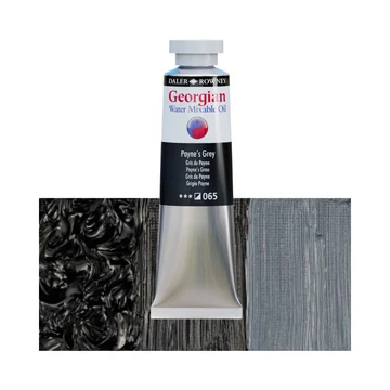 Daler-Rowney GEORGIAN WATER MIXABLE OIL vizes olajfesték 065 Payne-szürke 37ml Daler-Rowney GEORGIAN WATER MIXABLE OIL vizes olajfesték 065 Payne-szürke 37ml
