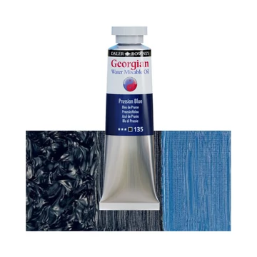 Daler-Rowney GEORGIAN WATER MIXABLE OIL vizes olajfesték 135 poroszkék 37ml Daler-Rowney GEORGIAN WATER MIXABLE OIL vizes olajfesték 135 poroszkék 37ml