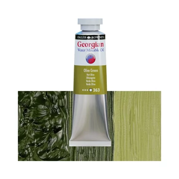 Daler-Rowney GEORGIAN WATER MIXABLE OIL vizes olajfesték 363 olajzöld 37ml Daler-Rowney GEORGIAN WATER MIXABLE OIL vizes olajfesték 363 olajzöld 37ml