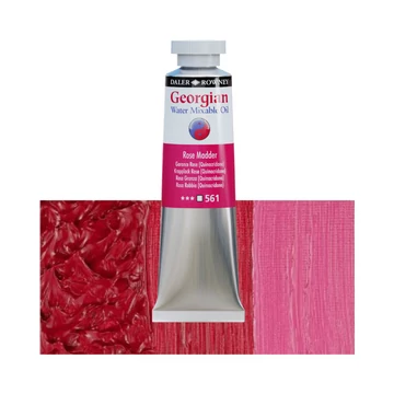 Daler-Rowney GEORGIAN WATER MIXABLE OIL vizes olajfesték 561 madder rózsa 37ml Daler-Rowney GEORGIAN WATER MIXABLE OIL vizes olajfesték 561 madder rózsa 37ml