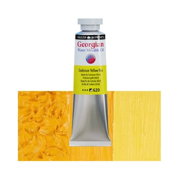 Daler-Rowney GEORGIAN WATER MIXABLE OIL vizes olajfesték 620 kadmium sárga imit 37ml Daler-Rowney GEORGIAN WATER MIXABLE OIL vizes olajfesték 620 kadmium sárga imit 37ml