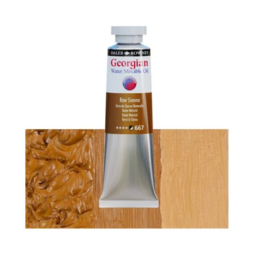 Daler-Rowney GEORGIAN WATER MIXABLE OIL vizes olajfesték 667 természetes sziéna 37ml Daler-Rowney GEORGIAN WATER MIXABLE OIL vizes olajfesték 667 természetes sziéna 37ml