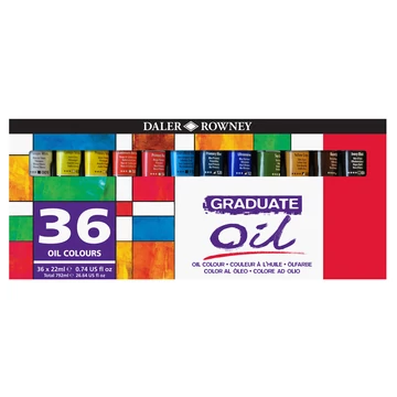 Daler-Rowney GRADUATE olajfesték készlet 36*22ml Daler-Rowney GRADUATE olajfesték készlet 36*22ml