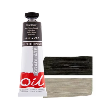 Daler-Rowney GRADUATE olajfesték 247 természetes umbra 38ml Daler-Rowney GRADUATE olajfesték 247 természetes umbra 38ml