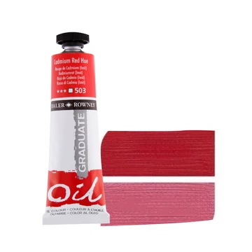 Daler-Rowney GRADUATE olajfesték 503 kadmium vörös imitáció 38ml Daler-Rowney GRADUATE olajfesték 503 kadmium vörös imitáció 38ml
