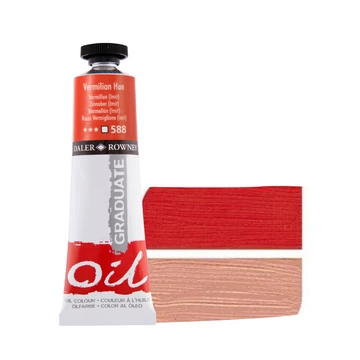 Daler-Rowney GRADUATE olajfesték 588 cinóber imitáció 38ml Daler-Rowney GRADUATE olajfesték 588 cinóber imitáció 38ml