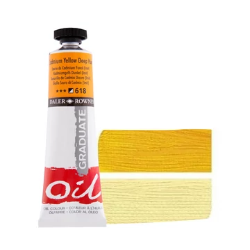 Daler-Rowney GRADUATE olajfesték 618 kadmium sötétsárga imitáció 38ml Daler-Rowney GRADUATE olajfesték 618 kadmium sötétsárga imitáció 38ml