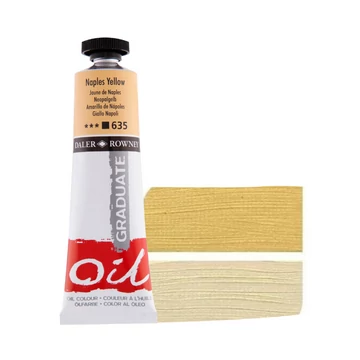 Daler-Rowney GRADUATE olajfesték 635 nápolyi sárga 38ml Daler-Rowney GRADUATE olajfesték 635 nápolyi sárga 38ml