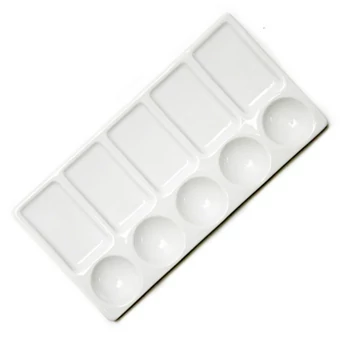 Daler-Rowney porcelán, téglalap 6+6 részes paletta