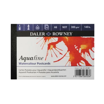 Daler-Rowney AQUAFINE tömb képeslap 12lap érdes 300g