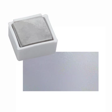 Derwent METALLIC metálfényű szilkés akvarell festék – csillogó, ragyogó színek művészeknek,ezüst/silver