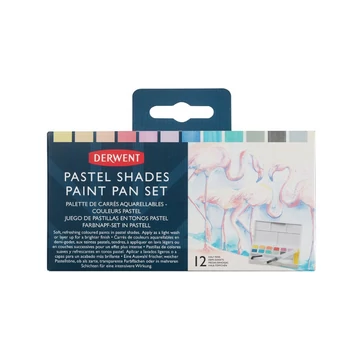 Derwent PASTEL szilkés akvarell festék készlet– lágy pasztell színek művészeknek Derwent PASTEL szilkés akvarell festék készlet– lágy pasztell színek művészeknek