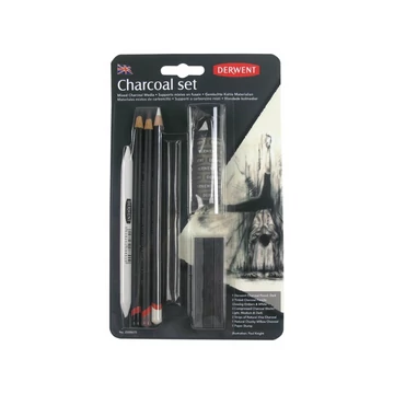 Derwent CHARCOAL szénceruza készlet bliszteres 10db-os Derwent CHARCOAL szénceruza készlet bliszteres 10db-os