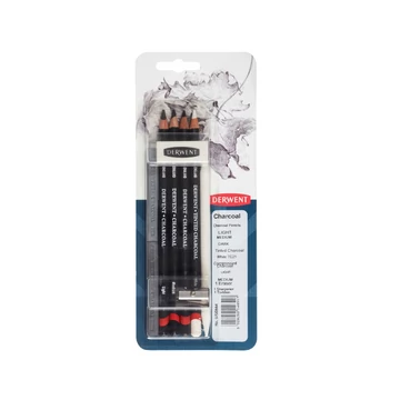 Derwent CHARCOAL szénceruza készlet bliszteres 6db-os Derwent CHARCOAL szénceruza készlet bliszteres 6db-os
