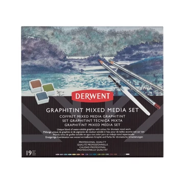 Derwent GRAPHITINT Mixed Media színezett grafit készlet 19 szín Derwent GRAPHITINT Mixed Media színezett grafit készlet 19 szín
