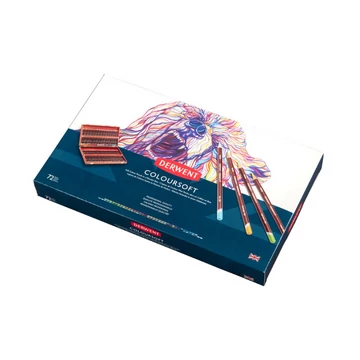 Derwent Coloursoft színesceruza készlet – 72 szín fadobozban Derwent Coloursoft színesceruza készlet – 72 szín fadobozban
