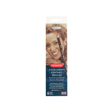 Derwent Coloursoft színesceruza készlet – 6 szín  Derwent Coloursoft színesceruza készlet – 6 szín