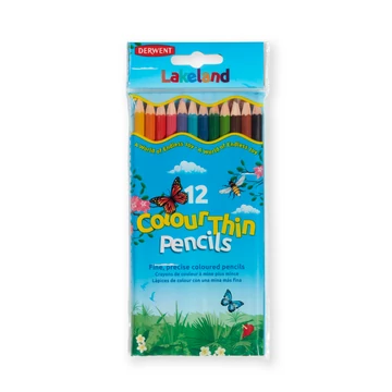Derwent LAKELAND színes ceruza colourthin készlet 12 szín Derwent LAKELAND színes ceruza colourthin készlet 12 szín