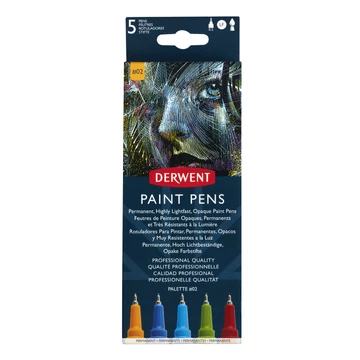 Derwent PAINT PEN filctoll 5db készlet #2 Derwent PAINT PEN filctoll 5db készlet #2