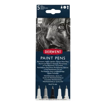Derwent PAINT PEN filctoll 5db készlet #4 Derwent PAINT PEN filctoll 5db készlet #4