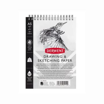 Derwent DRAWING & SKETCHING rajztömb, A5 165g 30lap Derwent DRAWING & SKETCHING rajztömb, A5 165g 30lap
