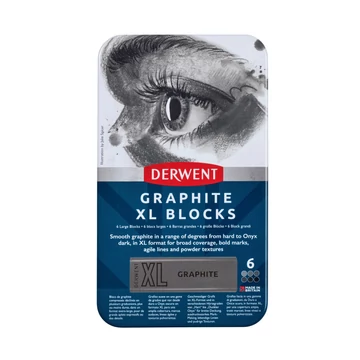 Derwent XL GRAPHITE grafittömb készlet 6 szín Derwent XL GRAPHITE grafittömb készlet 6 szín