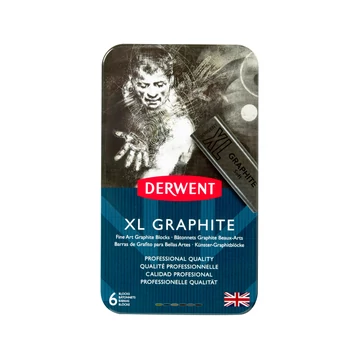 Derwent XL GRAPHITE grafittömb készlet 6 szín Derwent XL GRAPHITE grafittömb készlet 6 szín