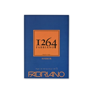 Fabriano 1264 Marker tömb A3 – 100 lap, 70g markerpapír, 1 oldalán ragasztott Fabriano 1264 Marker tömb A3 – 100 lap, 70g markerpapír, 1 oldalán ragasztott