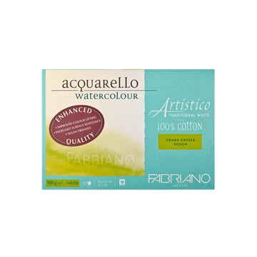 Fabriano ARTISTICO Traditional White tömb – 30,5*45,5cm 20lap érdes 300g akvarellpapír Fabriano ARTISTICO Traditional White tömb – 30,5*45,5cm 20lap érdes 300g akvarellpapír