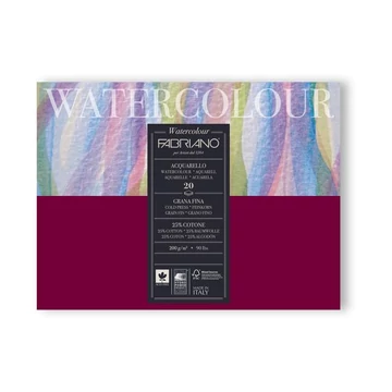 Fabriano WATERCOLOUR tömb – 24*32cm, 200g akvarellpapír, 20 lap, 4 oldalán ragasztott Fabriano WATERCOLOUR tömb – 24*32cm, 200g akvarellpapír, 20 lap, 4 oldalán ragasztott