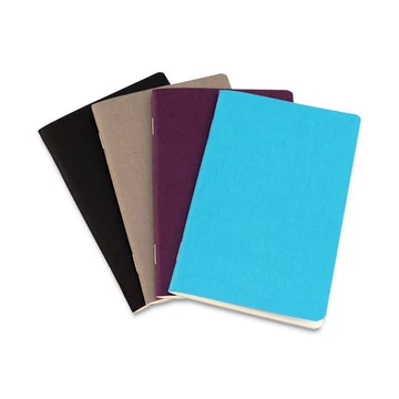 Fabriano ECOQUA sima füzetek 4db 9*14cm 32lap (fekete, kék, szürke, lila) 85g Fabriano ECOQUA sima füzetek 4db 9*14cm 32lap (fekete, kék, szürke, lila) 85g