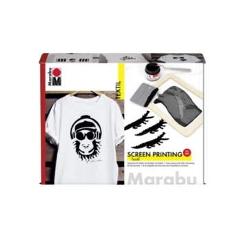 Marabu TEXTIL PRINT szitázó készlet Marabu TEXTIL PRINT szitázó készlet