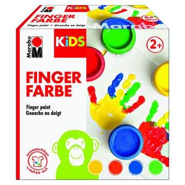Marabu KIDS ujjfesték készlet 4*100ml Marabu KIDS ujjfesték készlet 4*100ml