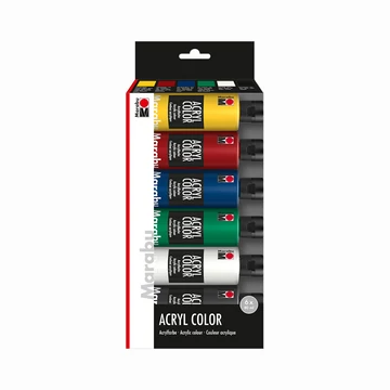 Marabu ACRYL COLOR akrilfesték készlet 6*80ml Marabu ACRYL COLOR akrilfesték készlet 6*80ml