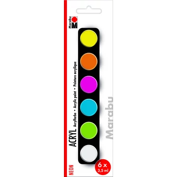 Marabu ACRYL NEON akrilfesték – vibráló neon színek kreatív és művészeti alkotásokhoz Marabu ACRYL NEON akrilfesték – vibráló neon színek kreatív és művészeti alkotásokhoz