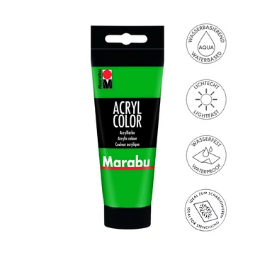 Marabu ACRYL COLOR akrilfesték tubusban – élénk, könnyen kezelhető festék