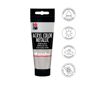 Marabu ACRYL COLOR METALLIC akrilfesték – fényes, csillogó metál színek Marabu ACRYL COLOR METALLIC akrilfesték – fényes, csillogó metál színek