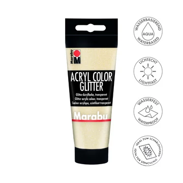 Marabu ACRYL COLOR GLITTER akrilfesték – csillámos, ragyogó dekorációs festék Marabu ACRYL COLOR GLITTER akrilfesték – csillámos, ragyogó dekorációs festék