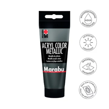 Marabu ACRYL COLOR METALLIC akrilfesték – fényes, csillogó metál színek Marabu ACRYL COLOR METALLIC akrilfesték – fényes, csillogó metál színek